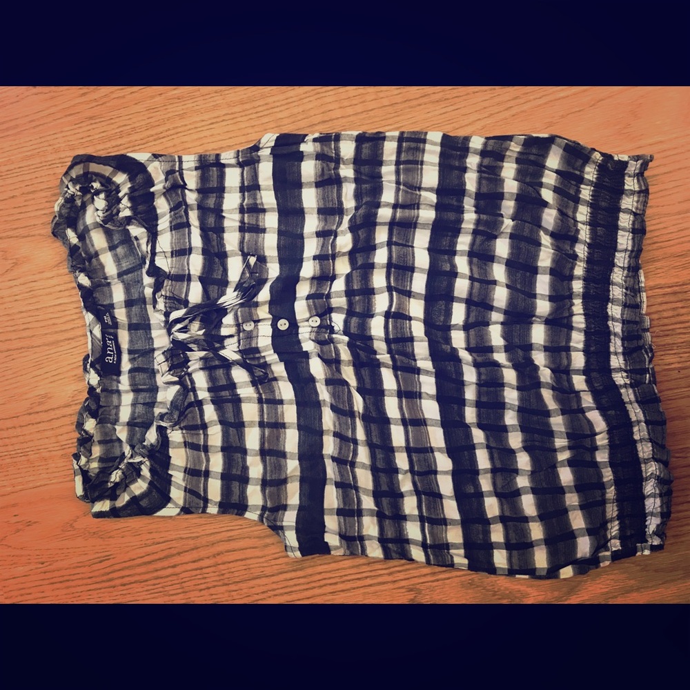 a.n.a. patterned sleeveless blouse
